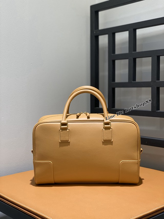 Loewe專櫃2022新款全皮純色手提肩背斜挎女包 羅意威大號Amazono手提包 10521 lyw1436